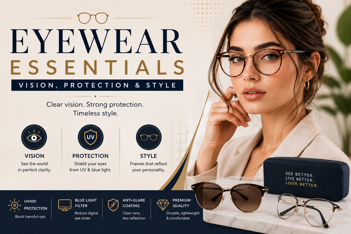 Eyewear Essentials: Vision, Protection & Style