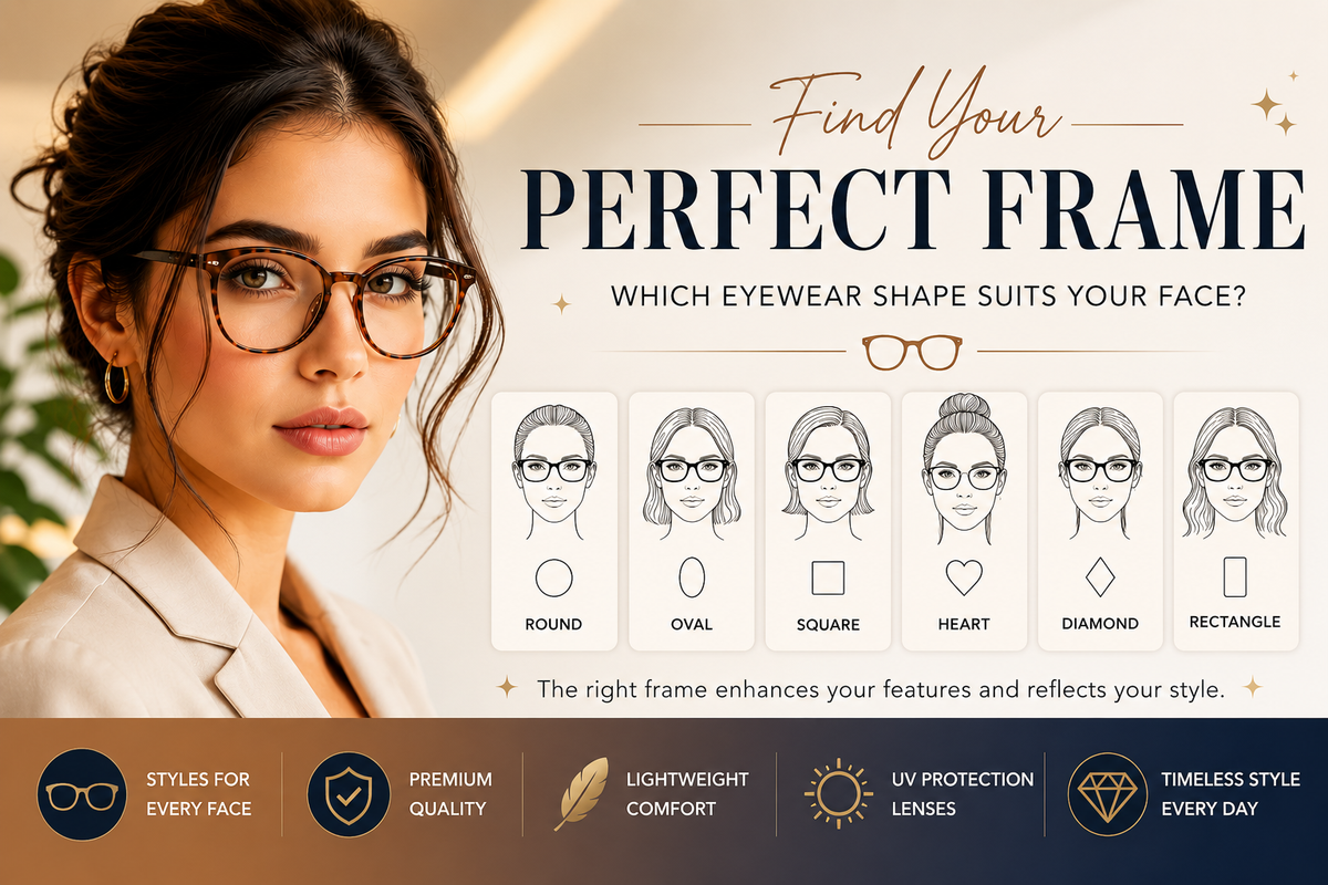 Find Your Perfect Frame: Which Eyewear Shape Suits Your Face?