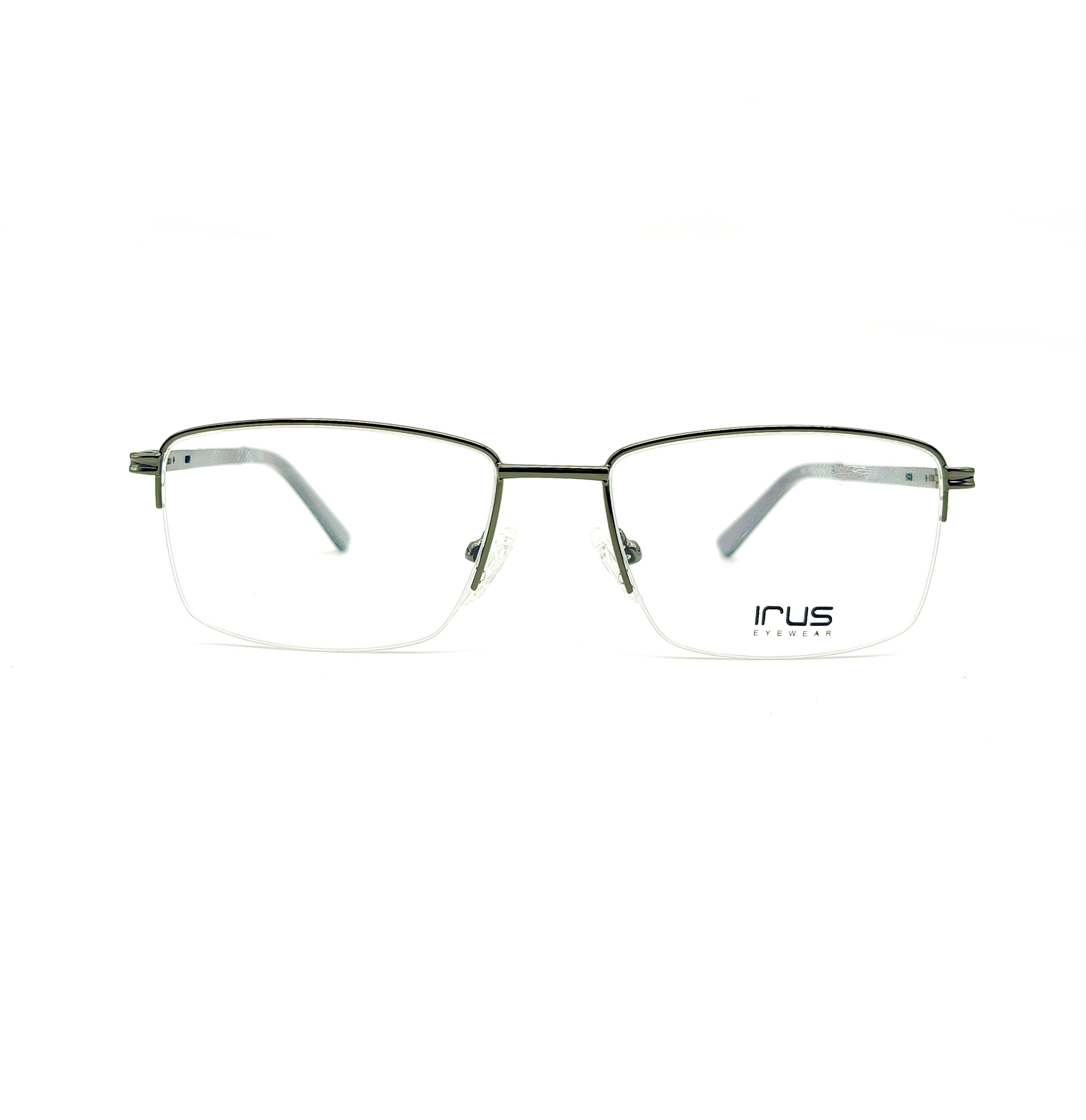 Sleek Half Rim Grey