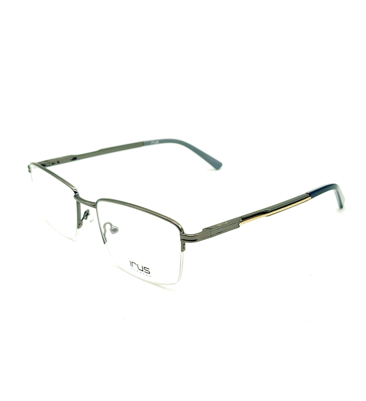 Sleek Half Rim Grey